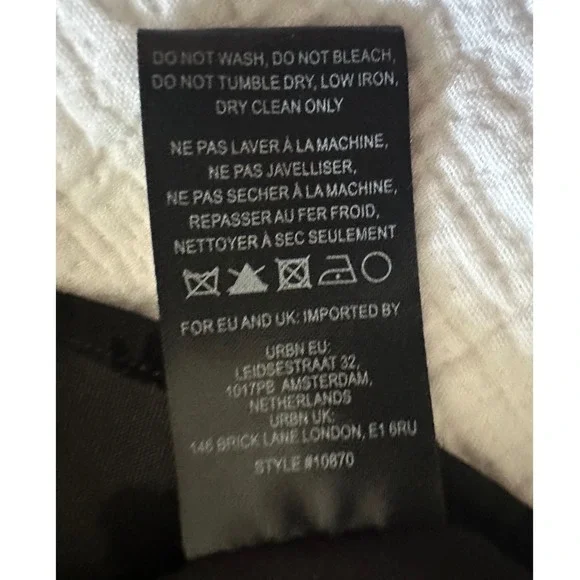 Hutch Black Floral Burnout Velvet One Shoulder Ruched Midi Dress M - Picture 10 of 11